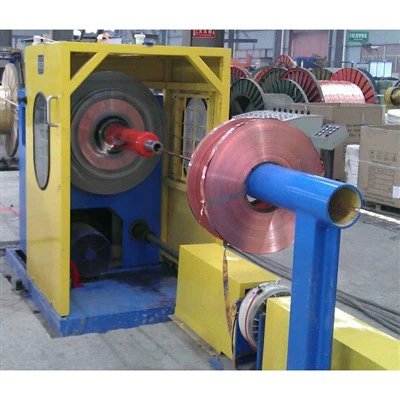 Rectangular Strip Copper Tape Armoring Machine
